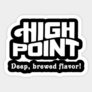 High Point Campy T-shirt Sticker